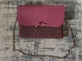 Crochet-style Bag (Purple)