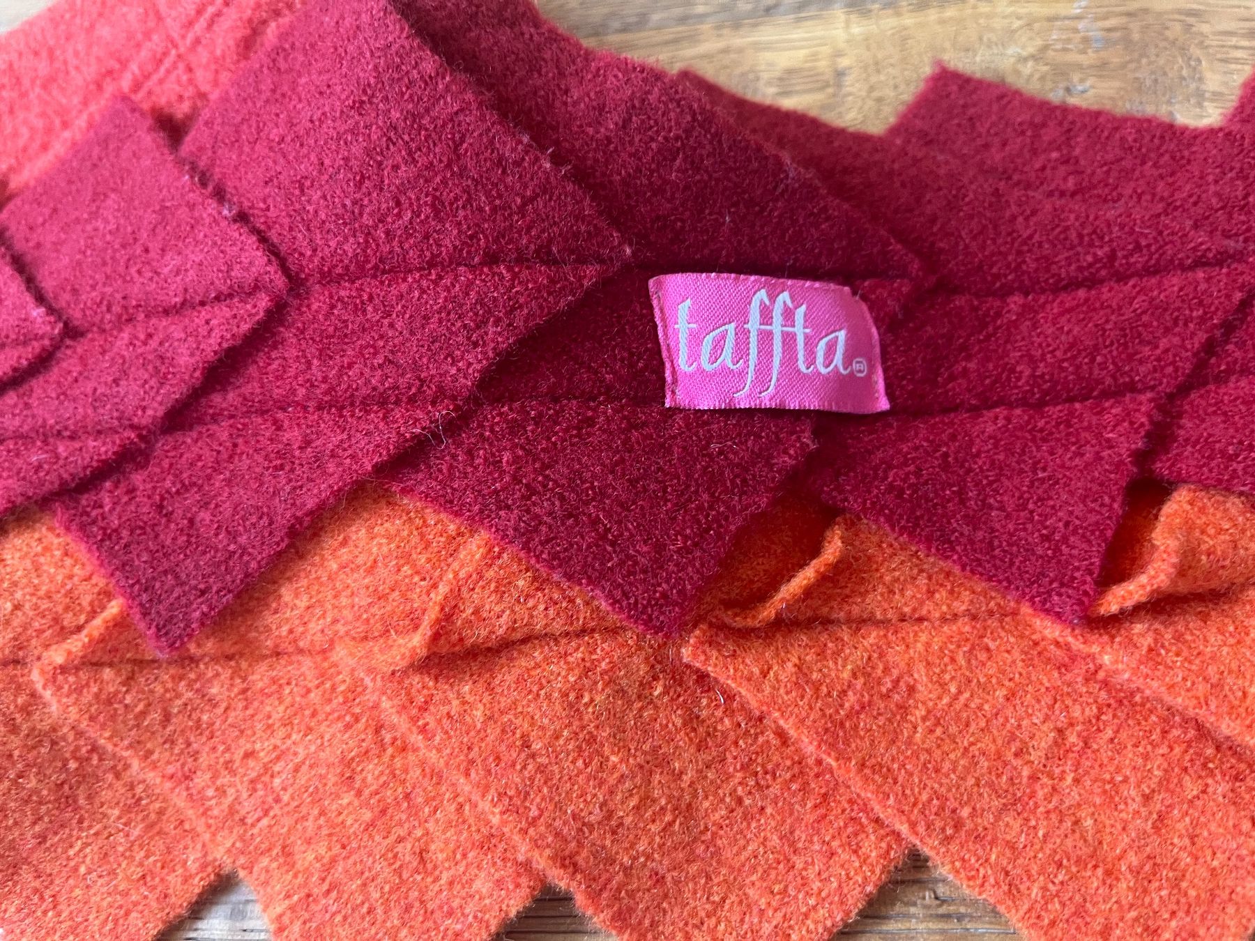 Cappotti: Designer Wool Coat - Red and Orange - Size S – Usato da Zürich venduto da Alex.Zurich 7