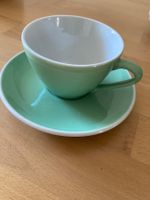 8 Rössler Vintage Tassen mit Untertassen