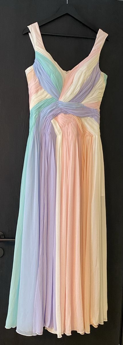 Vestiti: Pastellfarbenes Kleid Gr. 36/38 – Nuovo (secondo la descrizione) da Oberwil-Lieli venduto da yk___