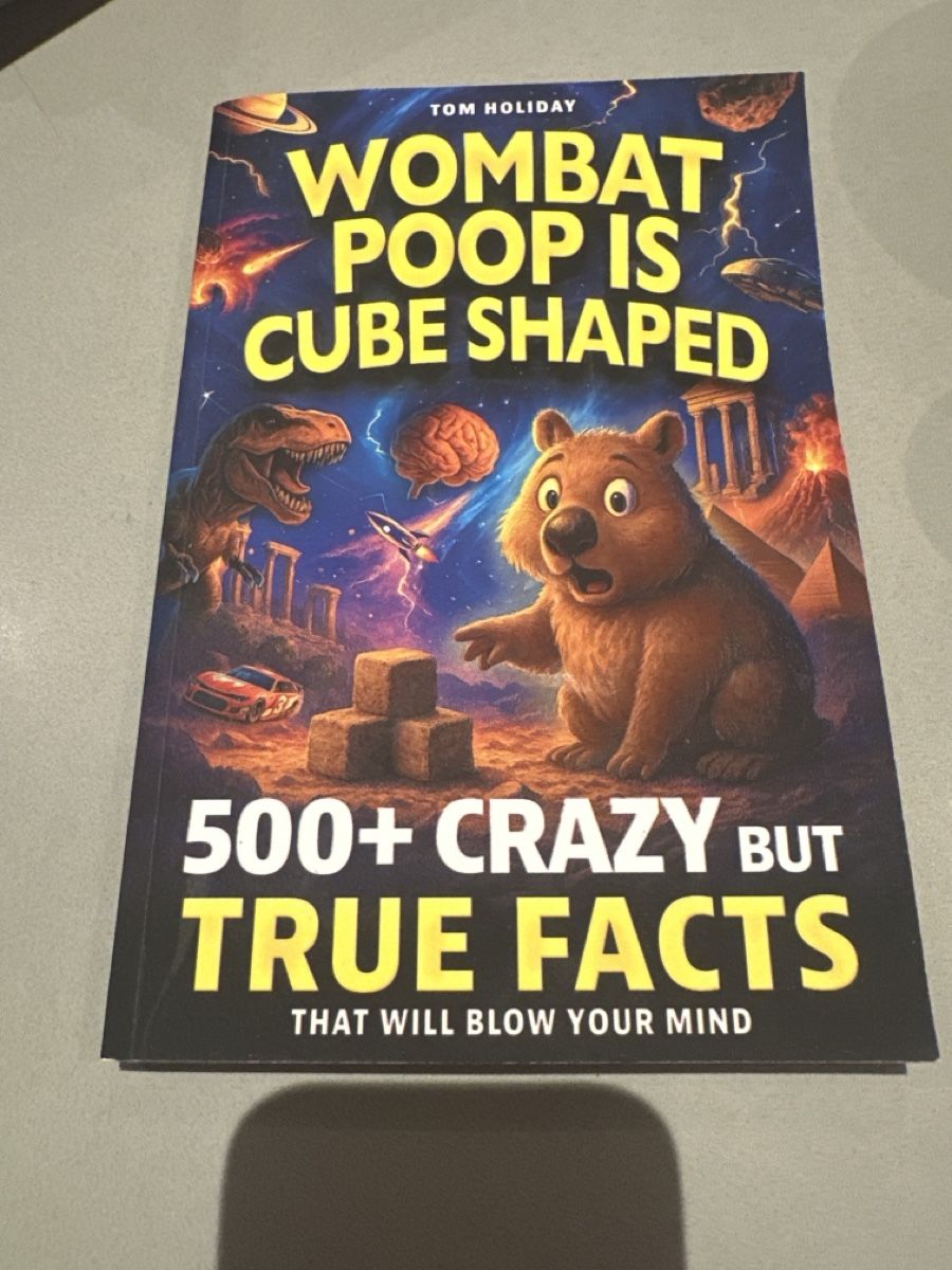 Livres: Wombat Poop is Cube Shaped Book 500+ Facts – Neuf (Voir description) à Lussy-sur-Morges par Lauraholland