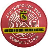 KaPo Bern Kriminaltechnik Aufnäher Rarität mit Klett.