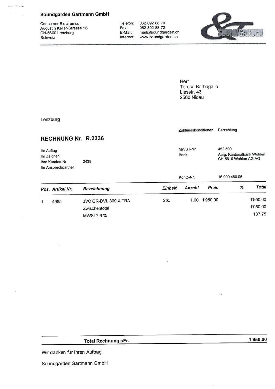 JVC Videocamere: JVC Digital Camera GR-DVL309 eg – Usato da grenchen venduto da Gdesire 3