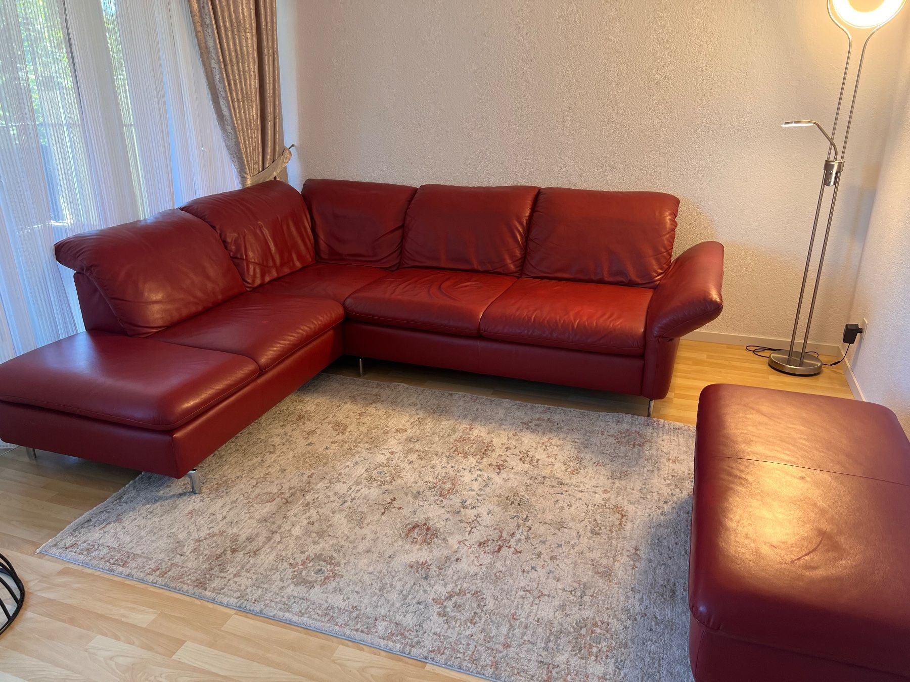 Sofas: W.SCHILLIG Select Sun Plus Echtleder + Hocker – Gebraucht aus Baar von karakan14