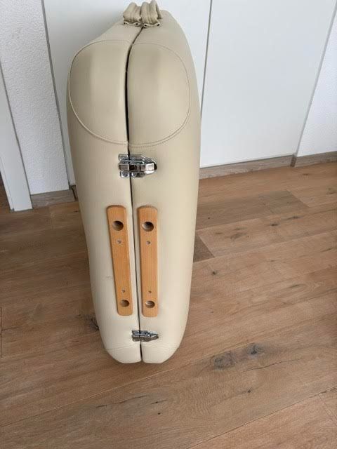 Sedie a sdraio: Massageliege, klappbar. Holz , Kunstleder beige – Usato da Zürich venduto da emm_66dk 4