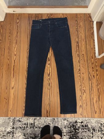 G-Star Raw Jeans W33/L38 Dunkelblau Herrenmodell 3301 Stra