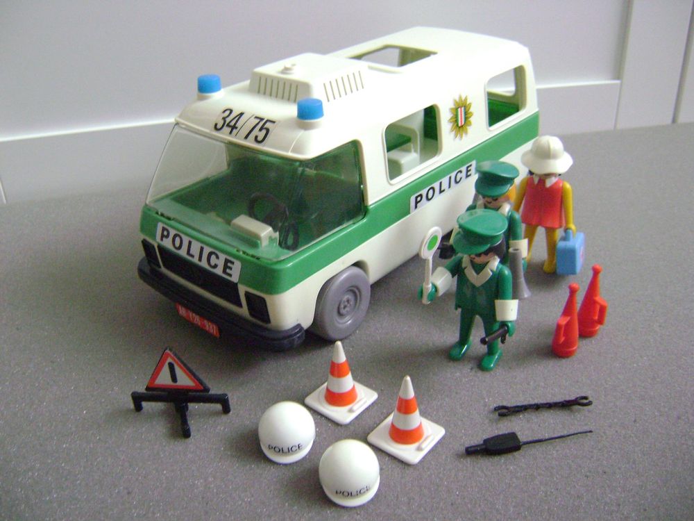 Playmobil Camionnette De Police 3253 A – Vintage – Occasion