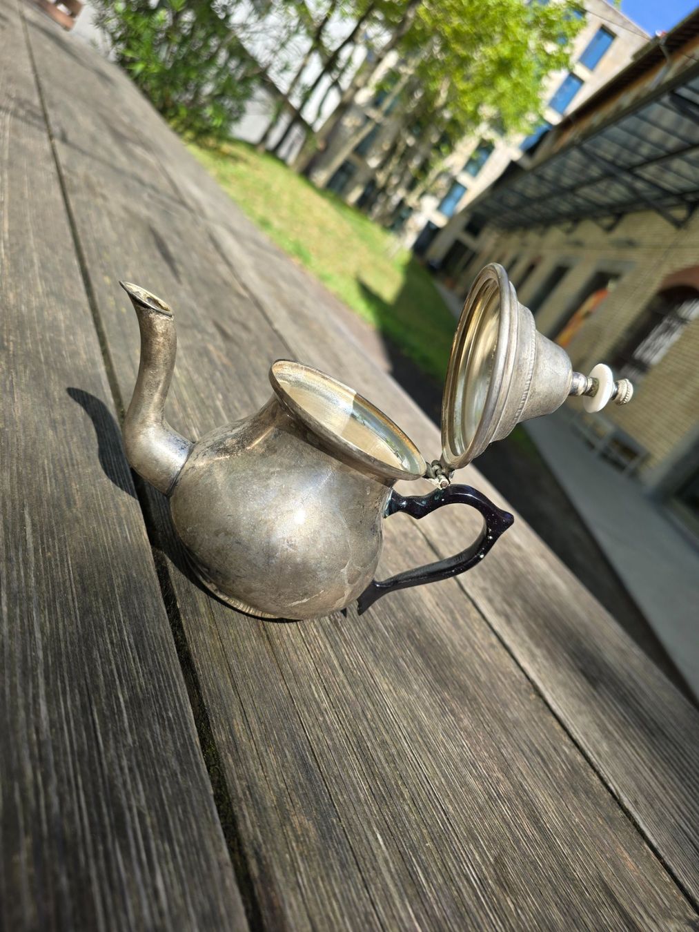 Teekannen: Metall: Teekrug S-vintage – Gebraucht aus Romanshorn von Rachacha 2