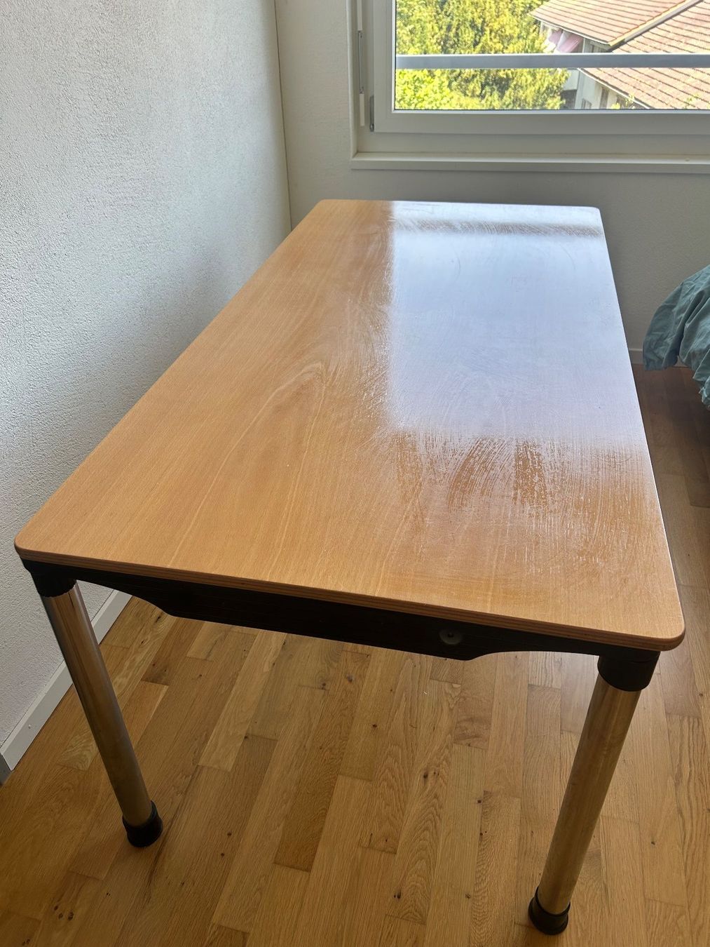 Eichholtz Schreibtische: Holz Office Tisch – Gebraucht aus Winterthur von acelaya