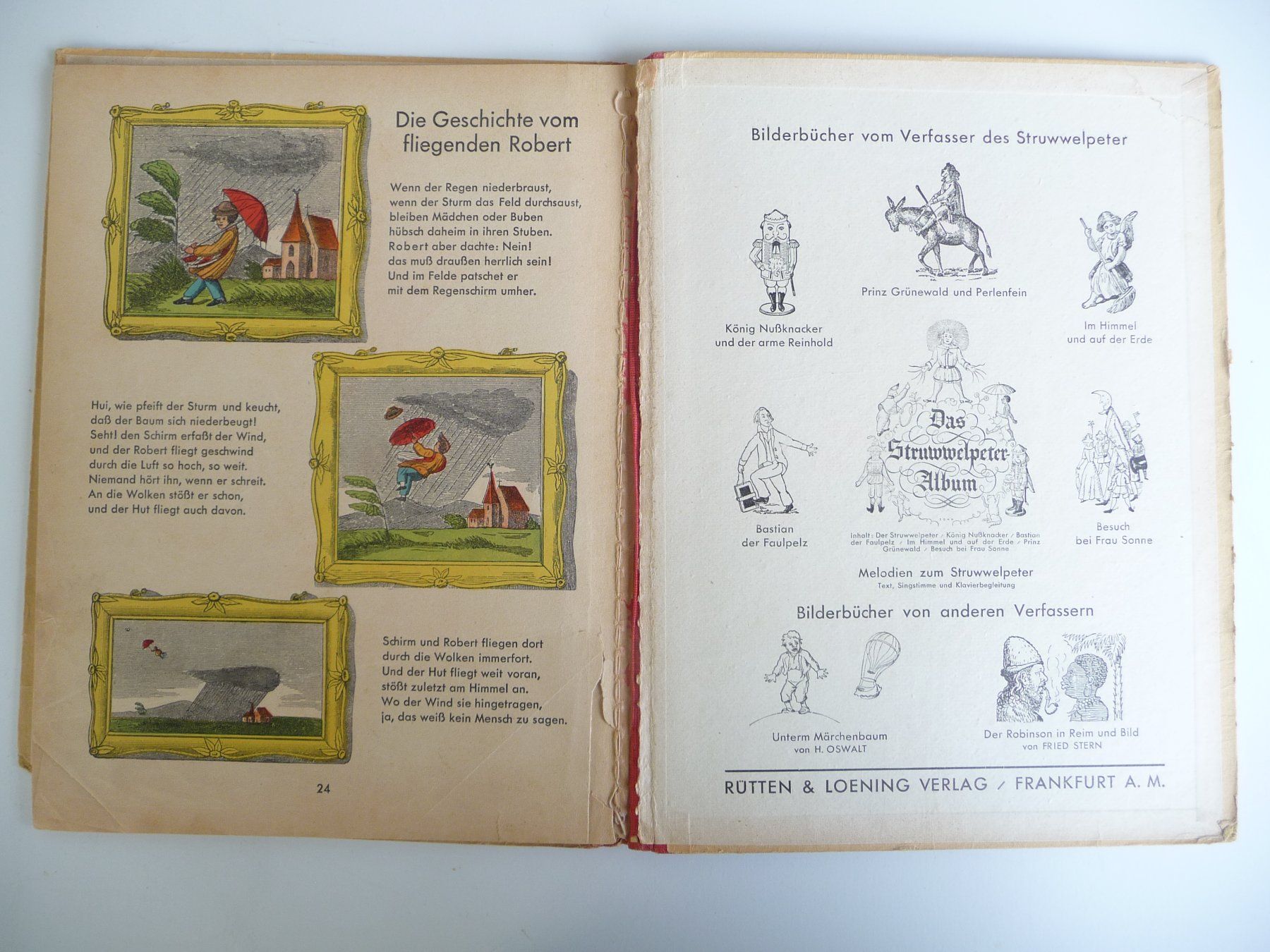 Libri: DR. HEINRICH HOFFMANN - DER SRUWWELPETER – Difettoso da Aesch BL venduto da Imoonlight 6