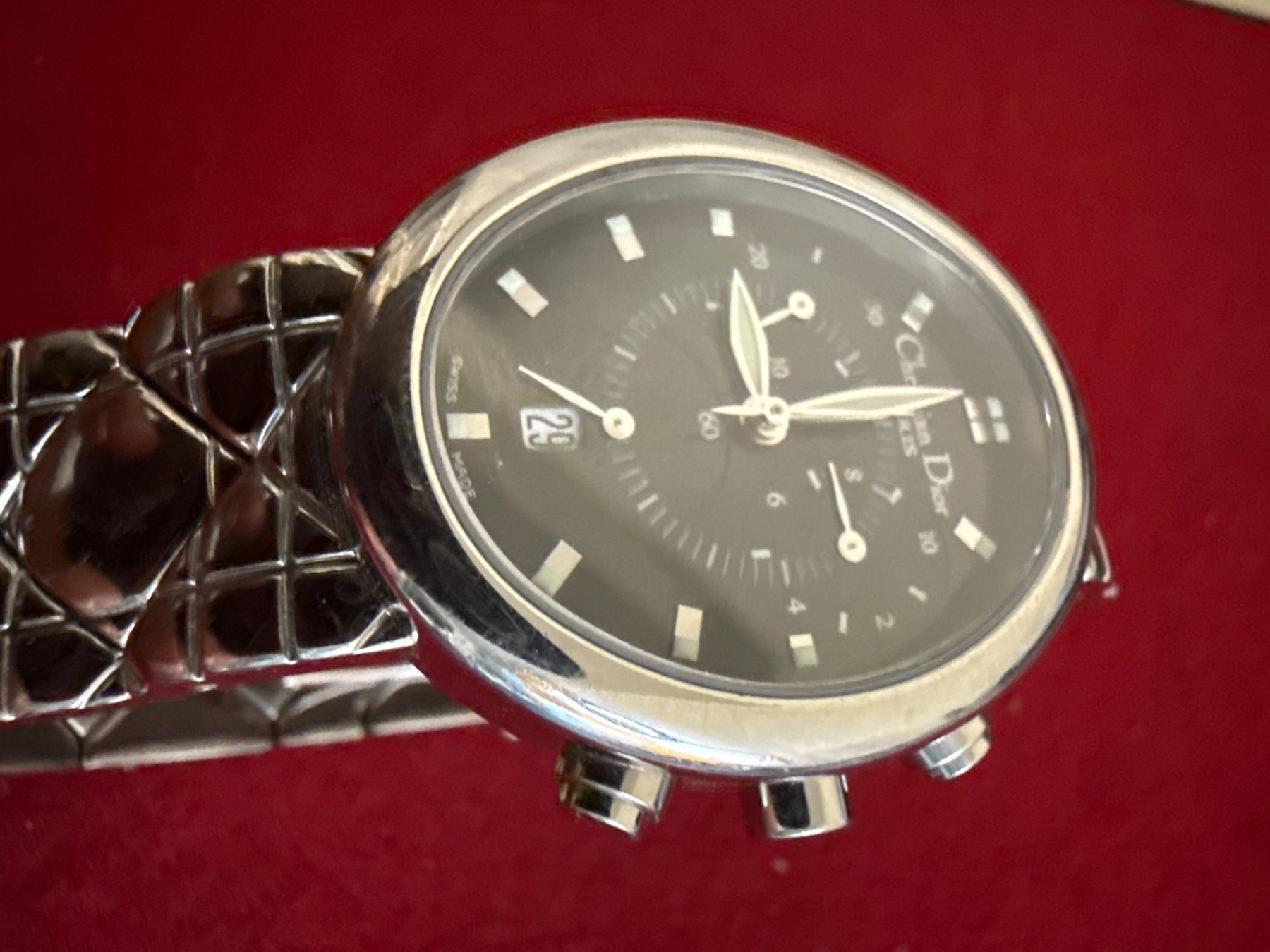 Dior Orologi: Christian Dior Chronograph Quart 29 mm – Usato da Pfeffingen venduto da Allhandelklgwatches 1