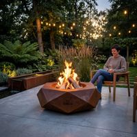 Feuerschale POLYGON🔥  Inox Grillplatte 6.0mm