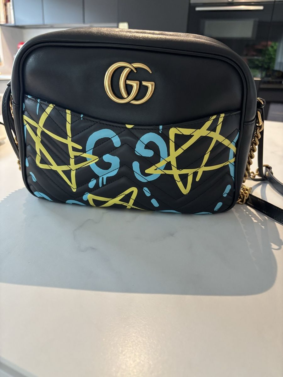 Gucci Borse da donna: Gucci GG Marmont Ghost Graffiti-Tasche – Nuovo (secondo la descrizione) da Tägerwilen venduto da Maxico2008 1