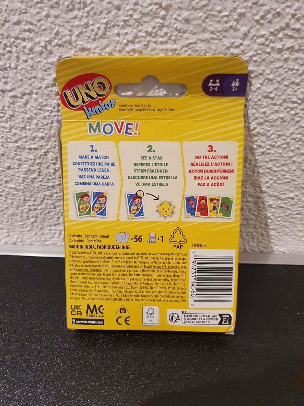 Giochi: Neu - Mattel Games - UNO Junior move – Nuovo e nell'imballaggio originale da Dagmersellen venduto da Jarsetz_Restposten 1