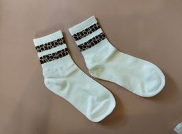 5 Paar Leopardensocken - 5 paires de chaussette Leopard