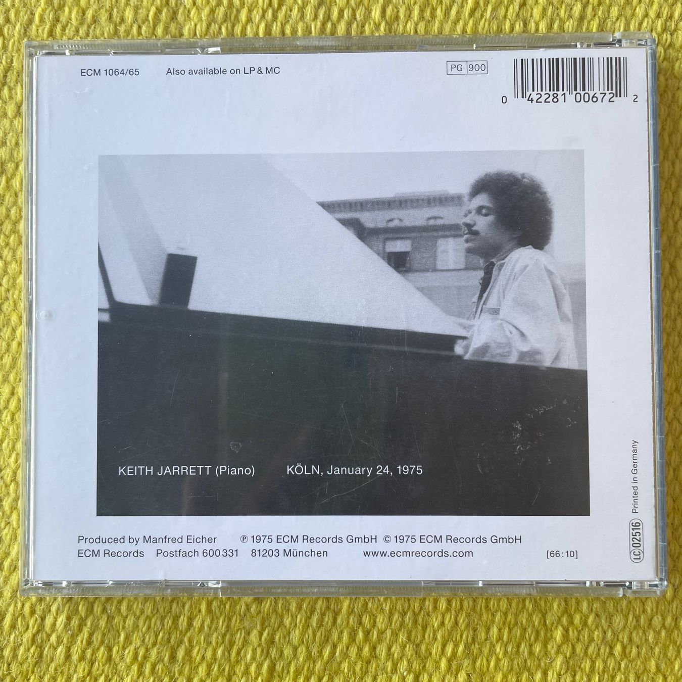 CD: KEITH JARRETT-THE KÖLN CONCERT 1975 – Usato da Rorschacherberg venduto da CD-Roli 1