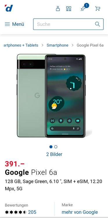 Google Pixel 6a Gebraucht