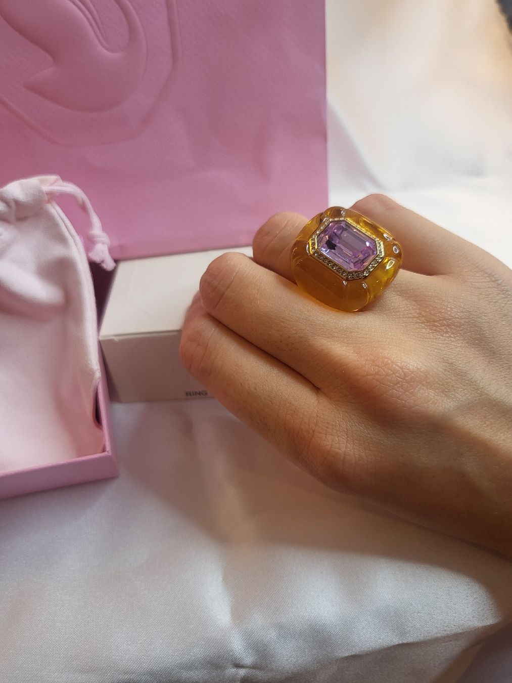 Swarovski Anelli: Swarovski Cocktail Ring Dulcis – Nuovo (secondo la descrizione) da Hellbühl venduto da d.d.d.125 2