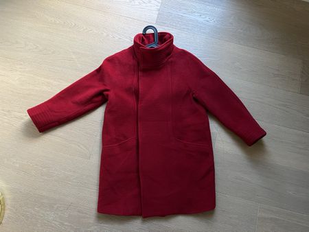Roter Wintermantel Gr.S