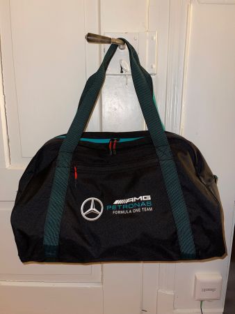 Mercedes AMG Petronas F1 Black Travel Bag “Race" Collection