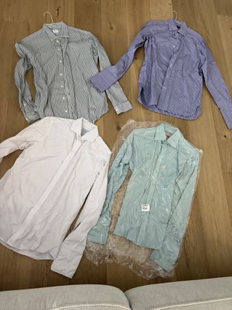Herren Hemden gestreift, verschiedene Marken, Grösse 38/39/M