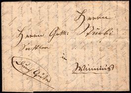 1837_Privater Vorphilateliebrief mit Sigelrückständen