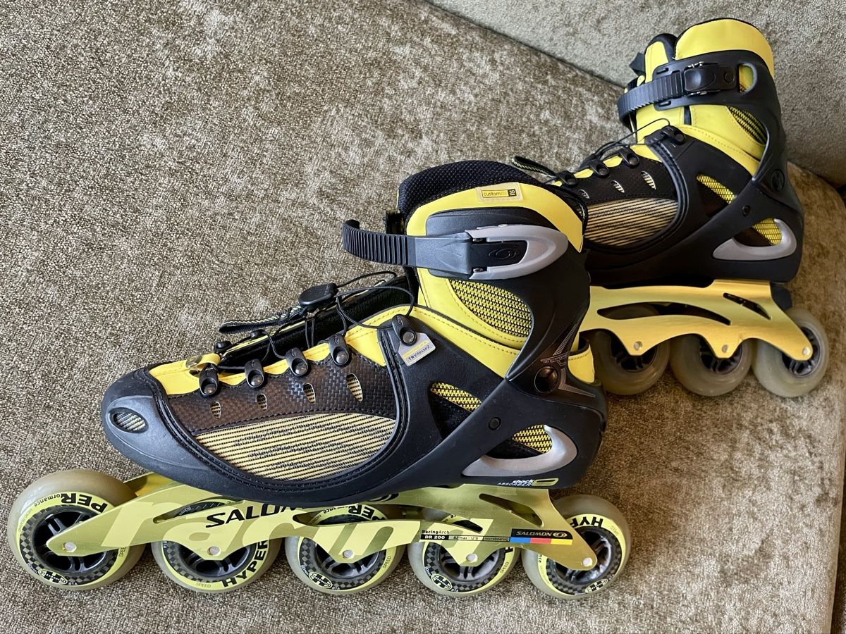 Salomon Pattini in linea & Pattini a rotelle: Salomon TR2 Inline Skates, Size 44 - Ready for Summer Fun – Nuovo (secondo la descrizione) da Eglisau venduto da Richard_Eglisau 1