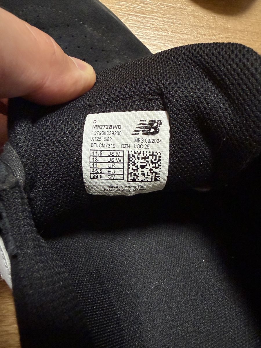 New Balance Scarpe da uomo: New Balance 272 Grösse 45.5 – Usato da Liestal venduto da RogerS28 6