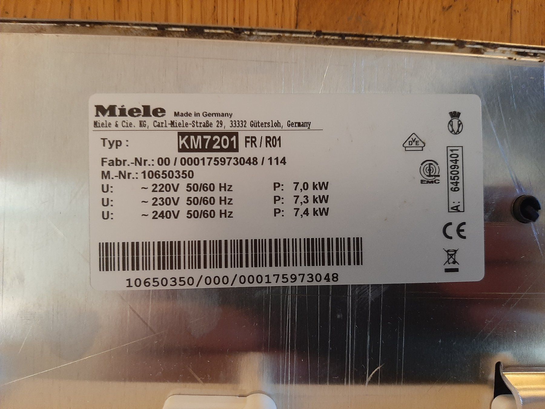 Miele Cuisinières: Kochfeld Miele KM7201 Induktion – Neuf (Voir description) à Zürich par leo_6bbs 3