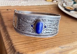 Armspange Silber mit Lapislazuli
