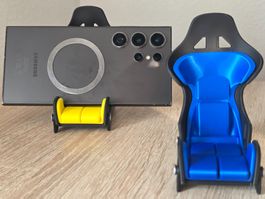 Gaming Chair Phone Holder | 3D Printed Desk Phone Stand | Sm