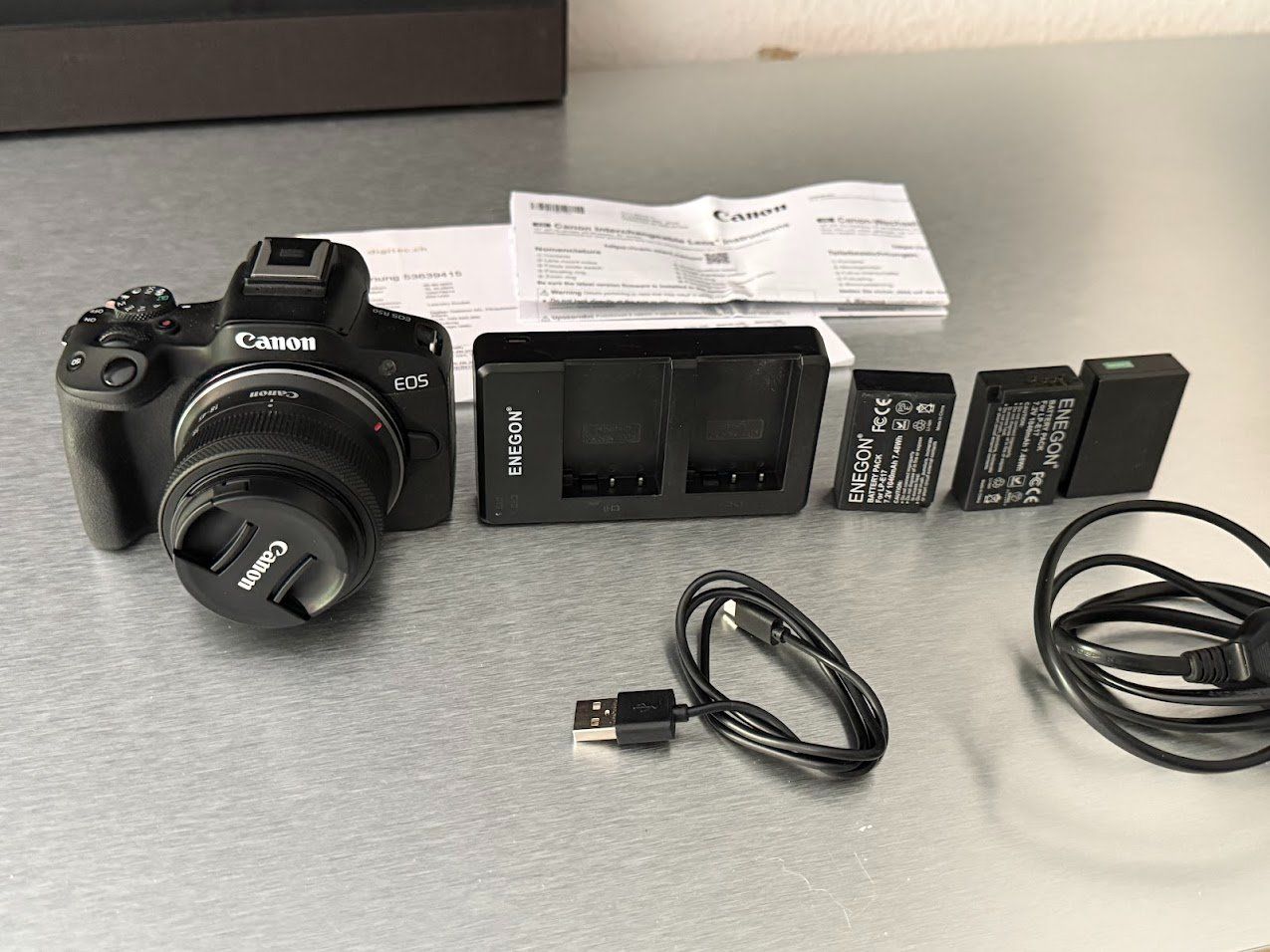 Canon Fotocamera: Canon EOS R50 Kit + RF-S 18-45mm – Usato da Rheinfelden venduto da flores99