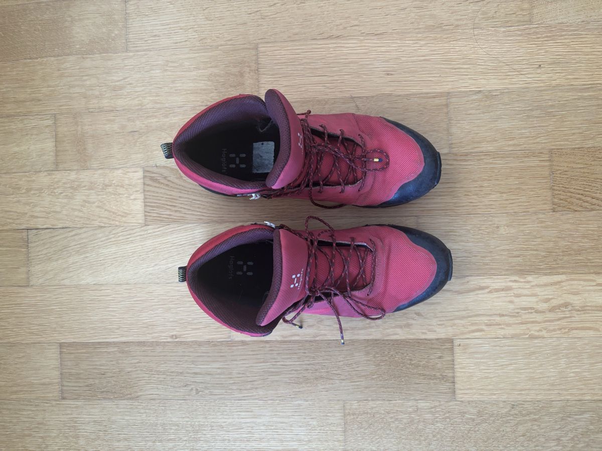 Scarpe da donna: Wanderschuhe Haglöfs Rot Grösse 40 Damen – Usato da Meggen venduto da oermdsch 2