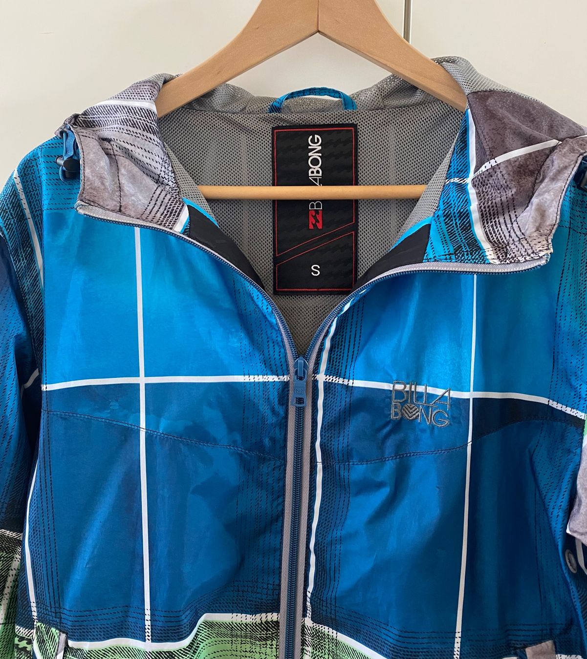 Billabong Giacche: Billabong Übergangsjacke, Windjacke, kariert, Gr. S – Usato da Uster venduto da And_62365 1