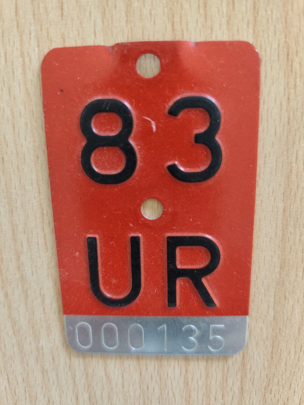 Insegne: Velonummern  UR 82   UR 83   UR 84 – Usato da Wallisellen venduto da Maestro01 3