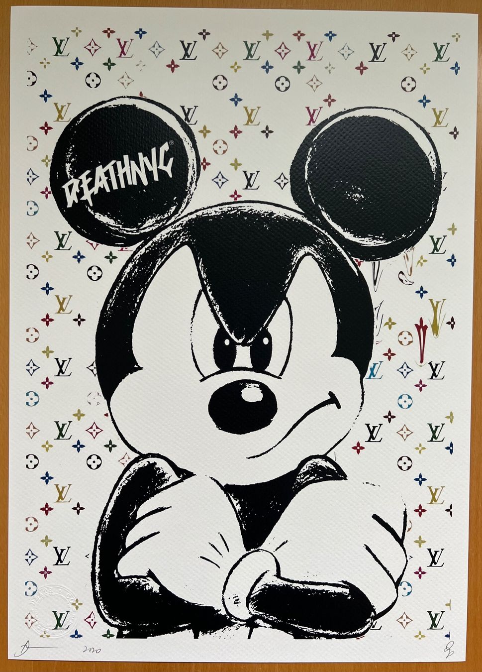 Grafica & Litografie: DEATH NYC : Vuitton Angry Mickey Mouse – Nuovo (secondo la descrizione) da Basel venduto da La.Bonne.affaire 1