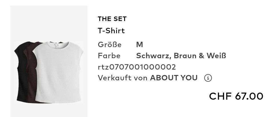 T-shirt: Tshirt Set von The Set Grösse M – Nuovo (secondo la descrizione) da Birrwil venduto da dan_jdw7 2