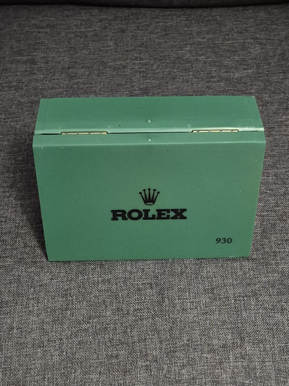Rolex Scatole porta orologi: Scatola ROLEX originale verde, modello 930 - Ottima! – Usato da Lugano venduto da coccodrillo01 8