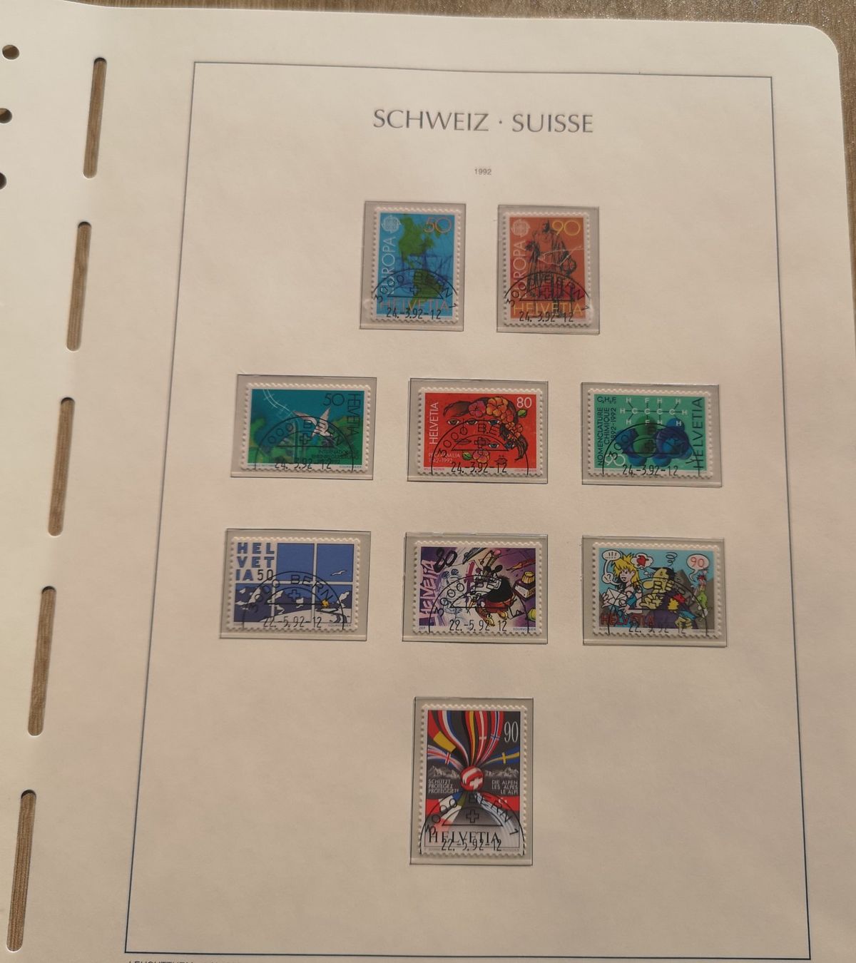 Tutti i francobolli: CH Briefmarken 1991-1993 ET gestempelt – Usato da Sevelen venduto da hei_dn6l 3