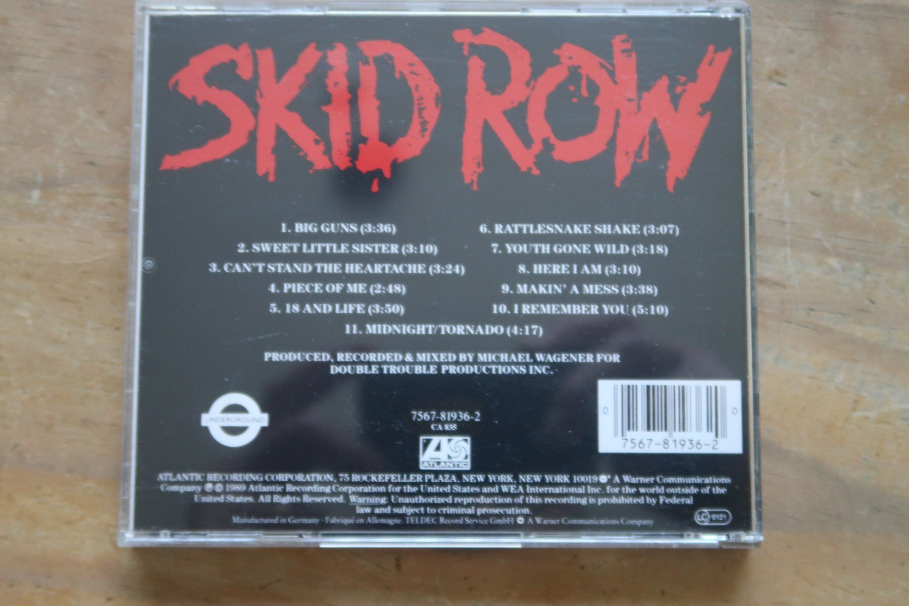 CD: SKID ROW - ST - SEBASTIAN BACH - CD – Usato da Basel venduto da Patiscat 1