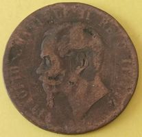 10 Centesimi - Vittorio Emanuele II - Italien 1862 - 1867