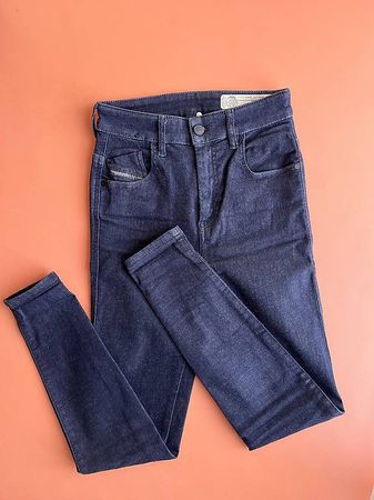 Diesel Slandy High Jeans dunkel W24 L32