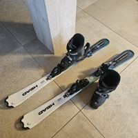 Kinderski 107cm Head Team mit Bindung und Skischuhe Salomon 