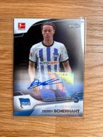 Topps Chrome Derry Scherhant Hertha rc Berlin Auto /165