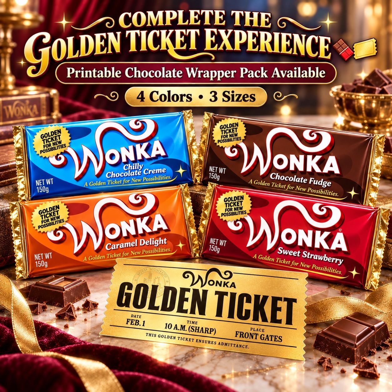 Tutti i DVDs: Willy Wonka GOLDEN TICKET – Usato da Altstätten SG venduto da ChangeMaker 4