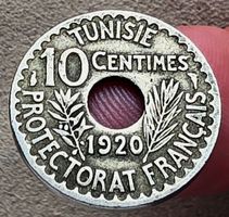 TUNESIEN 10 CENTIMES 1338/1920