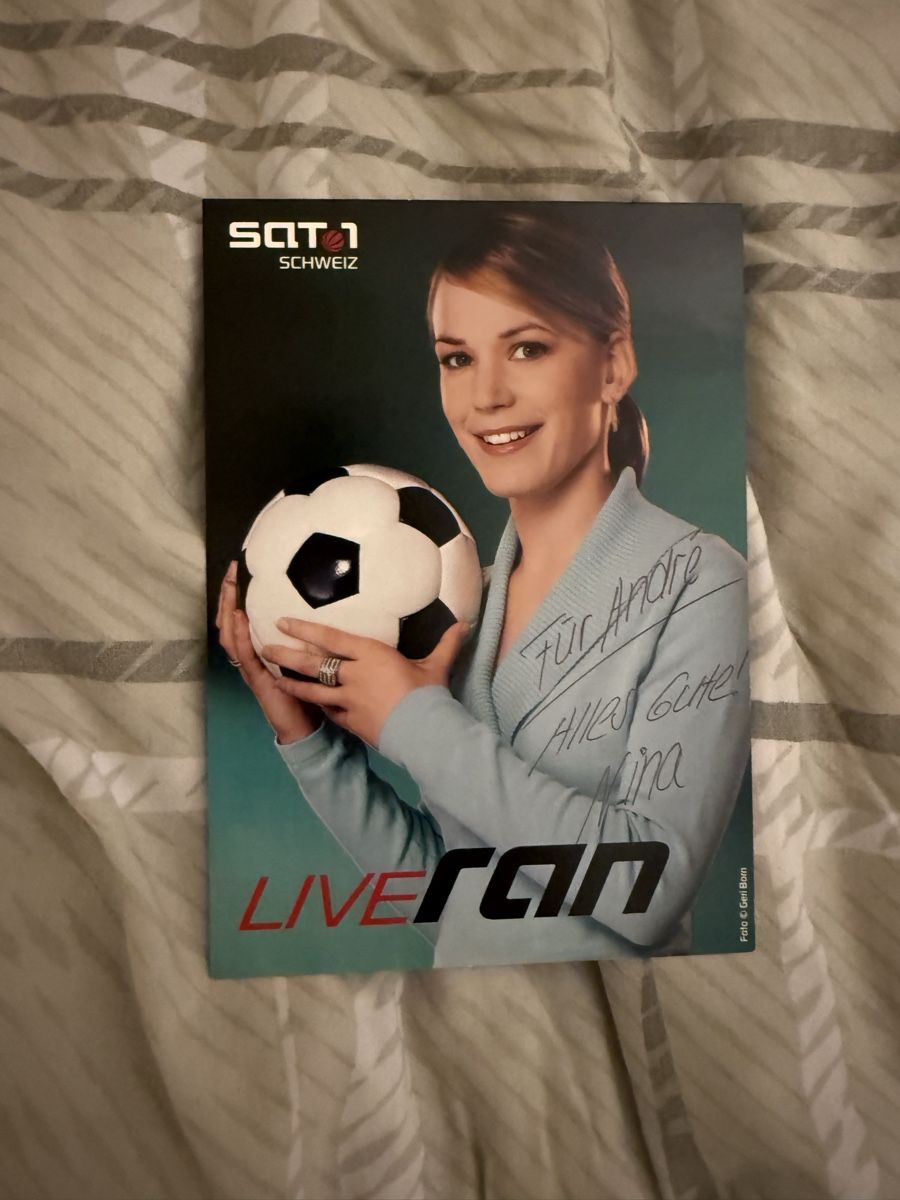 Autografi: SAT.1 Schweiz Autogramm Nina Wohlgemuth Live-ran – Usato da Rüschlikon venduto da andi_841