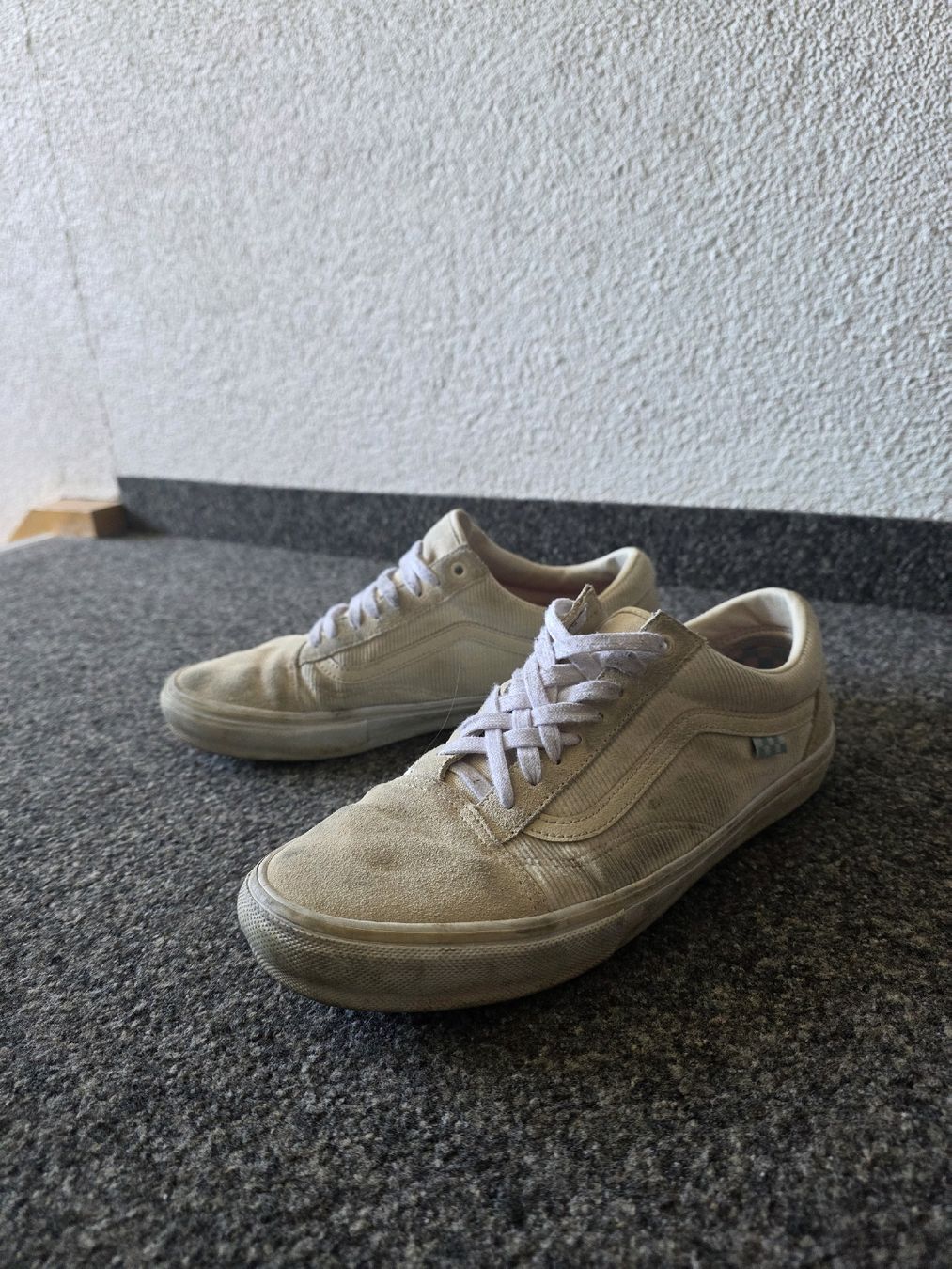 Vans Scarpe da uomo: Vans Old Skool Schuhe Grösse 46 cremefarb Pop Cush – Usato da Heiden venduto da Kuba.D