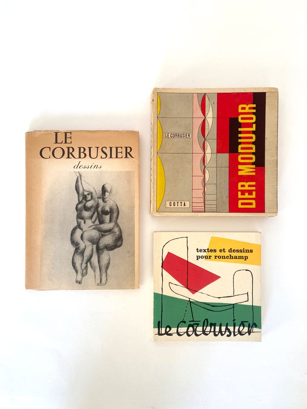 Bücher: Konvolut. Le Corbusier. Der Modulor. Dessins. Ronchamp. – Gebraucht aus Zürich von Tulsa1968 1
