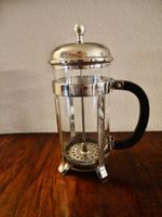 Kaffeepresse Glas Metall guter Zustand 1 Liter